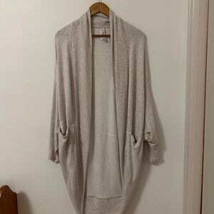 Athleta Ethereal Cocoon Wrap Cardigan in Heathered Gray | Size S/M